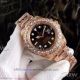 Perfect Replica Rolex Daytona Rose Gold Diamond Bezel White Dial 40mm Watch (6)_th.jpg